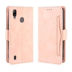 Capa com compartimento para cartão para Blackview A60 Pro, capa flip carteira de couro para Blackview A60 Pro, capa magnética retrô para celular, capa carteira com compartimentos para cartões