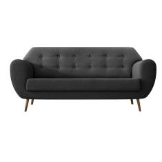 Sofá 3 Lugares Beegees Linho Grafite