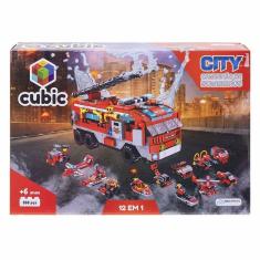 Lego Cubic Bombeiro Brigada Incendio