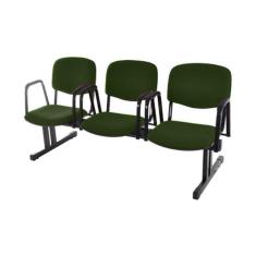 Cadeira Em Longarina Para Auditórios Linha Hotel Verde