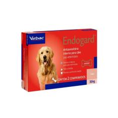 Endogard Vermifugo Cães 30 Kg Caixa 2 Comprimidos - Virbac