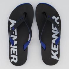 Chinelo Kenner RED Preto e Azul, 43
