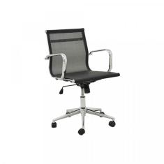 Cadeira de Escritório Office Sevilha Baixa Rivatti Preto