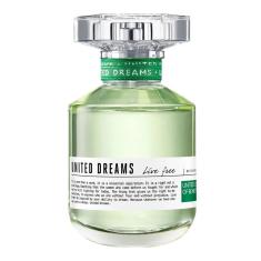 Benetton United Dreams Live Free Eau De Toilette - Perfume Feminino 80ml