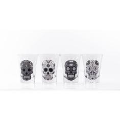 Kit MiniBox Copos Shot Caveira Mexicana e Tequila Orendain