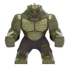 Boneco Blocos De Montar Big Crocodilo Super Vilão Batman