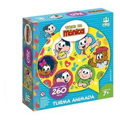 Nig Brinquedos Quebra Cabeça Turma da Mônica Animada 260 Peças