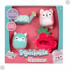 2 Pelúcias com Acessórios Squishville 003435 - SUNNY