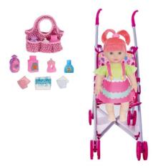 Boneca Estilosa Colors Sapekinha Shayane Carrinho + Bolsinha - Milk Br