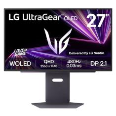 Monitor LG OLED UltraGear™ 27GX790A-B 27", 480Hz, QuadHD 2K, 0.03ms (GtG), NVIDIA G-SYNC, AMD FreeSync Premium Pro, Vesa ClearMR21000, HDR True Black 400 - 27GX790A-B