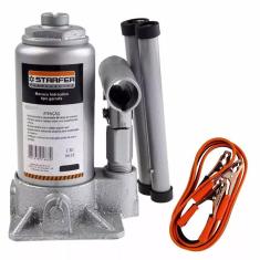 Kit Macaco Hidráulico Garrafa 32t  Cabo Bater 500a Starfer