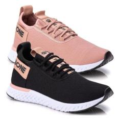 Kit 2 Tênis Feminino Academia Original Corrida Caminhada Trabalho Dia 