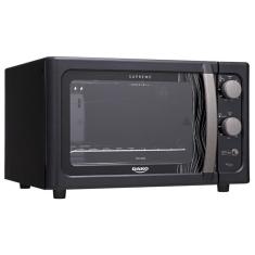 Forno de Bancada Elétrico Dako Supreme Preto 44 litros com grill dourador 127v