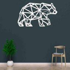 Quadro Decorativo Adorno Urso 3Mm Vazado - Mdf - Decoarts