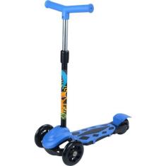 Patinete Radical Power Azul Dobrável - DM TOYS