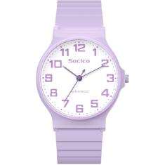 SOCICO Relógio analógico infantil para meninos e meninas, impermeável, com pulseira macia, relógio de pulso com tempo de aprendizagem, fácil de ler, para crianças de 3 a 12 anos