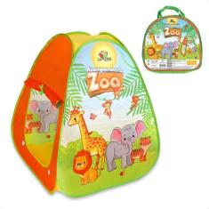 Barraca Infantil Retrátil Dobrável Crianças Tenda Toca Azul Verde Rosa