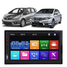Kit Multimídia Mp5 Fit 2004 A 2014 City 2009 A 2014 7 Polegadas Espelh