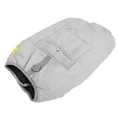 Casaco para clima frio reversível colete quente com padrão para cães médios (4GG)