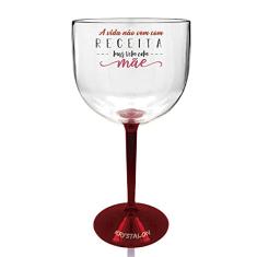 Taça Gin Bicolor Vermelha Personalizada para Dia das Mães - Receita