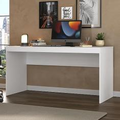 Escrivaninha Home Office Hecol Móveis Branco/Branco