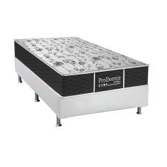 Cama Box Solteiro: Colchão Molas Probel Prolastic Prodormir Sleep + Base Crc Courano White(88X188)