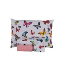Jogo Lençol Queen 200 Fios Estampado Viena 4 Peças Butterfly