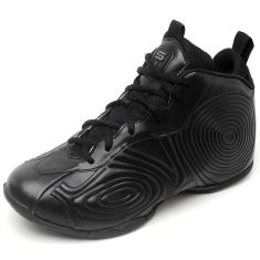 Tênis de Basquete Vision Suporte Premium e Desempenho Inigualável Numeros Grandes Preto