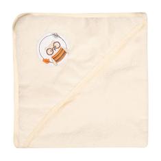 Papi Textil Toalha De Banho Bord. Karinho C/Capuz De Canto 80Cm X 80Cm Contem 01 Un