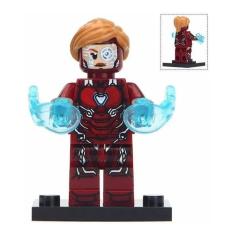 Boneco Blocos De Montar Pepper Homem De Ferro