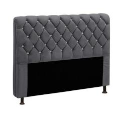 Cabeceira Fernanda 1,95 para Cama Box King Size - Veludo - Speciale Ho
