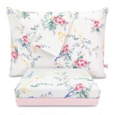 Jogo De Lençol Solteiro 100% Algodão Elástico Extra Macio Estampado 3 