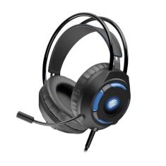Headset Gamer Kaster Hs416 Usb Oexgame Led Azul Preto - OEX GAME