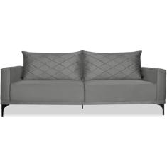 Sofa Living 3 Lugares Nori 200cm Veludo Deluxe 2938 Ezz