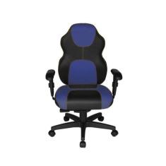 Cadeira Gamer Diretor Linha Gamer Racing Azul - Design Office Móveis