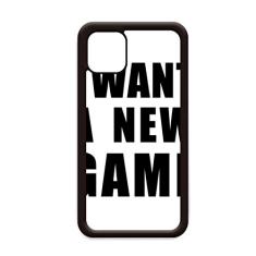 Capa I Want A New Game para iPhone 11 Pro Max para Apple Mobile Case Shell