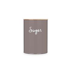 Haus Concept - Pote Redondo para Açúcar Canister 11,3X15,3cm - Warm Gray