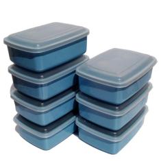 Potes Herméticos De Plástico Para Alimentos Kit C/30 1000ml Coloridos