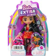 Boneca Barbie EXTRA Mini Vermelho e Preto Mattel HGP62