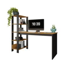 Escrivaninha Estudo Home Office Industrial Para Escritório Mesa Trabal