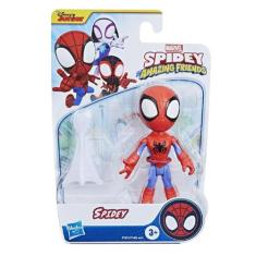 Boneco Spidey Man Homem Aranha Marvel Friends Hasbro F1935, Vermelho e