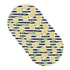 Sousplat Tropical Abacaxi - NSW, Sem base, 4 Peças