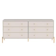 Cômoda 6 Gavetas Jasper Branco 182 cm