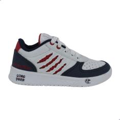 Tênis Masculino Infantil Vissi Crocodino Crt Branco