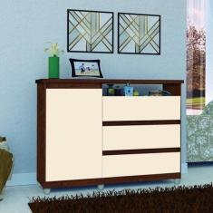 Cômoda 3 Gavetas 1 Porta Munique - Moveis Primus