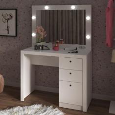 Penteadeira Compacta 3 Gavetas Camarim Pe2010 Branco - Tecno Mobili, 3