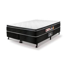 Cama Box Queen Castor Black e White Air One Face D33 158x198x50 + Box 