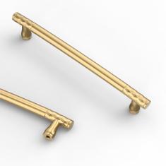 Asidrama Pacote com 10 puxadores de armário de cozinha bronze champanhe 6,3 polegadas (160 mm), puxadores de armário de cozinha para puxadores de gaveta de armário