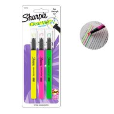 Caneta Marca Texto Sharpie Clear View Highlighter 3 Cores