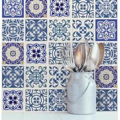 Adesivo De Azulejo Para Cozinha Royal 10X10cm - 100Un - Quartinhos